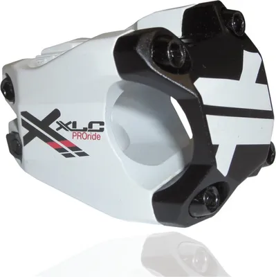Produktbild von XLC ST-F02 1-1/8' A-Head Vorbau 'Pro Ride', Länge: 40 mm / 15°, Lenker: 31,8 mm, Alu, weiß/schwarz