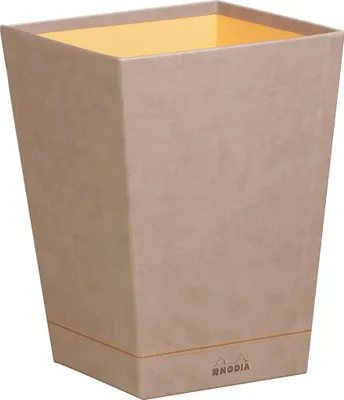 Immagine prodotto di Rhodia Waste Bin Rettangolare Similcuoio Grigio talpa