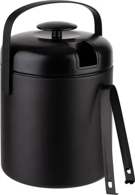 Produktbild von Famanu Eiseimer Set - Schwarz - Ø 14 cm - H: 22 cm - 1,3 Liter