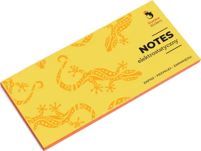 Image de Cahier électrostatique jaune 100 feuilles