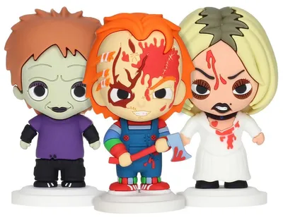 Obrázek produktu pro Sada tří figurek Chucky Pokis, výška 7 cm