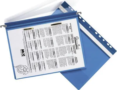 Produktbild von Durable 2561-06, A4, Blau, Transparent, Kunststoff, 1 Stück(e)
