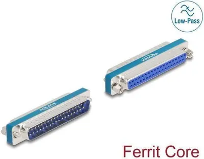 Imagen del producto de Delock - Filtro pasivo de alta frecuencia/interferencia electromagnética - Conector D-sub, con filtro capacitivo de paso bajo