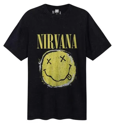 Produktbild von Nirvana T-Shirt Herren Amplified Collection - Split charcoal M