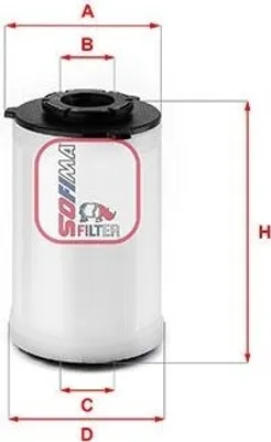 Produktbild von Kraftstofffilter SOFIMA S3H2ONE