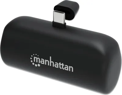 Immagine prodotto di MANHATTAN Powerbank 5000 mAh USB Typ-C Stecker 10W schwarz