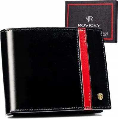 Image de Grand portefeuille élégant pour homme en cuir véritable - Rovicky