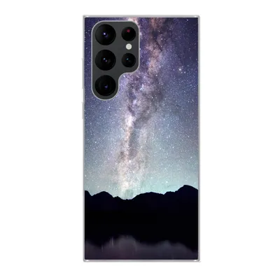 Produktbild von MuchoWow® Handyhülle Schutzhülle Hülle für Samsung Galaxy S22 Ultra Universum - Galaxie - Sternenhimmel - Jungen - Mädchen - Kinder Silikon Softcase Handy Hülle - Abbildung