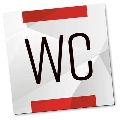 Produktbild von Badezimmer Türschild neutral rot grau „WC“
