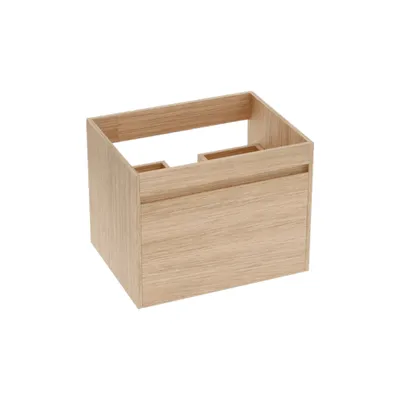Produktbild von LAVITA Badezimmerschrank Provo Wood 600| Hängeschrank | Badschrank | Waschtischschrank | Schrank 60cm Breit | Mehrzweckschrank | Hängeschrank fürs Bad | MDF | 46,5x61x46,5 cm |