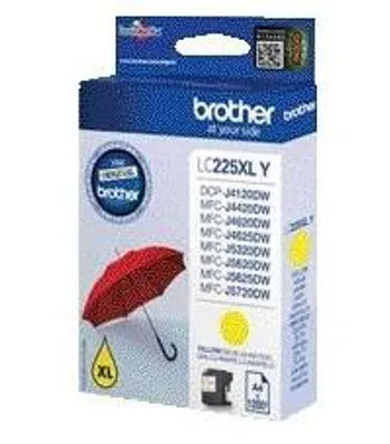 Obrázok produktu pre Brother - atramentová kazeta LC-225XLY žltá | 5 kusov