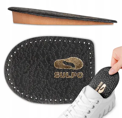 Produktbild von Sulpo Einlegesohlen Kork Leder Pecari 10 mm Schwarz L
