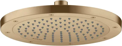 Zdjęcie produktu dla hansgrohe AXOR ShowerSolutions głowica prysznicowa 245, 1 rodzaj strumienia, oszczędność wody, 35381140