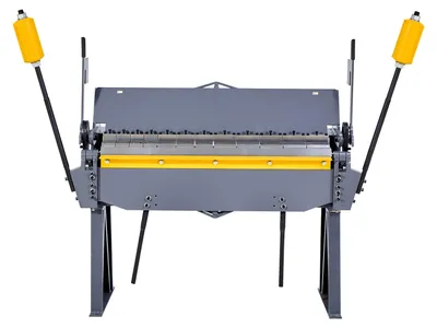 Produktbild von SucceBuy Biegemaschine, 1220 mm Kantbank, 2,5-mm-Biegedicke für Weichstahl, einstellbarer Winkel von 0–135 Grad, Schwenkbiegemaschine mit 8 Fingern, Blechbiegemaschine für präzise Arbeiten