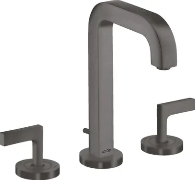 Produktbild von hansgrohe  AXOR Citterio 3-Loch Waschtischarmatur 170, Zugstangen-Ablaufgarnitur, Auslauf 140mm, Hebelgriffe, Rosetten, 39135340