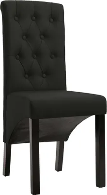 Produktbild von vidaXL Esszimmerstühle 6 Stk. Schwarz Stoff