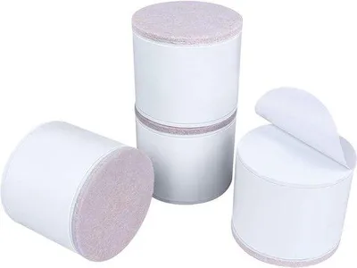 Produktbild von 5 cm Kohlenstoffstahl Möbelhöher, weiß