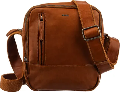 Produktbild von Prato LM Shahid J42-R Rindleder Umhängetasche cognac
