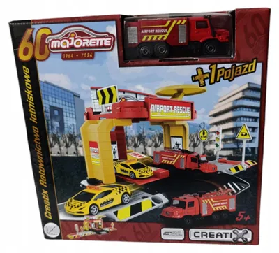 Produktbild von Majorette Creatix Flughafen-Rettungsstation Spielset mit Fahrzeug