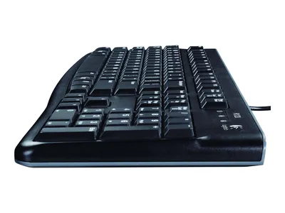 Produktbild von Logitech K120 for Business, Volle Größe (100%), Kabelgebunden, USB, QWERTY, Schwarz