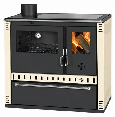 Immagine prodotto di Cucina a legna PRITY GTD FS G DR 10,9 kW, Avorio, forno sinistro