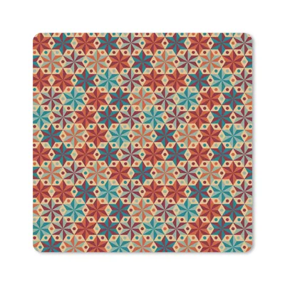 Produktbild von MuchoWow® Mauspad Mousepad Sterne - Weihnachten - Design 20x20 cm - Mousepads - Maus Mat - Pad - Mausunterlage - Desk Mat - Bureauartikeln
