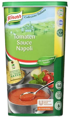Produktbild von Knorr Tomaten Sauce Napoli fruchtig italienisch Gourmet Qualität 1000g