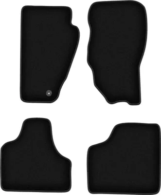Image de Tapis de sol velours sur-mesure pour Dodge Nitro (2006-2011, SUV) noir, jeu 4 pièces, fixations