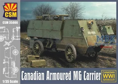 Imagen del producto de Copper State Models CSM35006: Portacarreadores de ametralladoras blindados canadienses