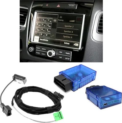 Obrázok produktu pre Originálna hands-free súprava do auta Kufatec len Bluetooth + mikrofón pre VW Touareg 7P