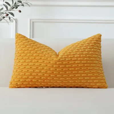 Produktbild von Kissenbezug Kordsamt 40x60 cm Goldgelb 1 Stück