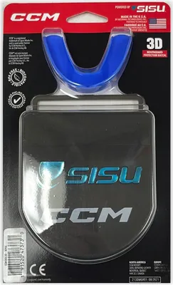 Zdjęcie produktu dla Ochraniacz szczęki CCM SISU 3D + pudełko, kolor: niebieski