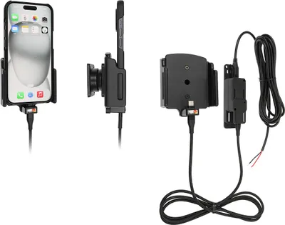 Produktbild von Brodit Halter aktiv iPhone 15/15 Pro Molex verstellbar