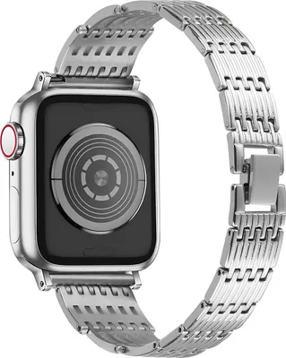 Produktbild von Eko, Armband für Apple Watch 38/40/41mm Edelstahl Strass, Silber
