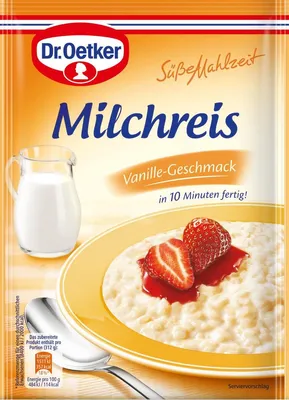 Immagine prodotto di Dr Oetker Mahlzeit Budino di riso alla vaniglia 125 g