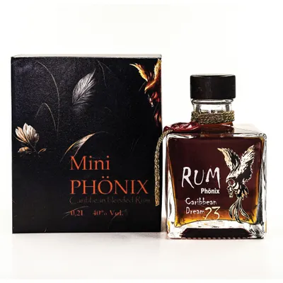 Produktbild von Mini-Phönix Caribbean Dream 23 Rum 40% Vol. 0,2 L 23YO