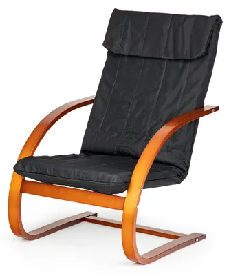 Obrázek produktu pro ModernHome TXWQM-31 Finské houpací křeslo - ořech/černé