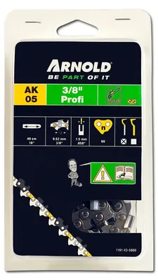 Sägekette 3/8 Zoll Profi, 1,5 mm, 60 Treibglieder, 40 cm