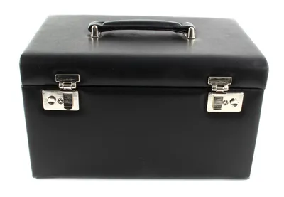 Produktbild von WINDROSE Schmuckschatulle Ambiance Jewelry Box with 2 Closures Black schwarz