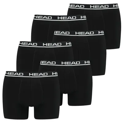 Produktbild von HEAD 6 er Pack Boxershorts/Schwarz/Size M/Herren Unterhose