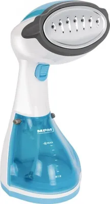 Produktbild von MPM MZP-01 Naparovacia žehlička Nerezová žehliaca plocha 1200 W modrá, saténová oceľ, priehľadná, biela