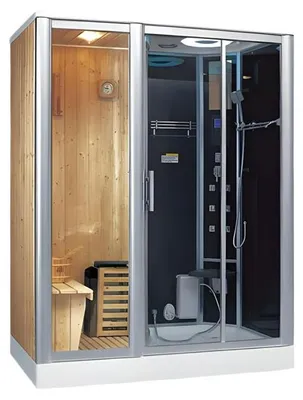 Zdjęcie produktu dla Spa-Kabine Sauna Trockensauna Dampfbadkabine Wellnesskabine 170x100 cm