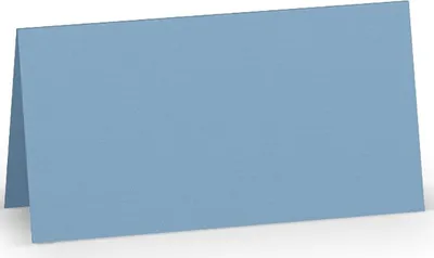Produktbild von RÖSSLER 16403035 Tischkarte Paperado - 10 x 10 cm, 220 g/qm, dunkelblau gerippt