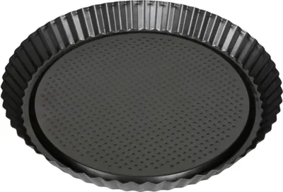 Produktbild von Tortenboden-Backform 28cm aus Schwarzblech Tarteform Obsttortenboden Kuchenform