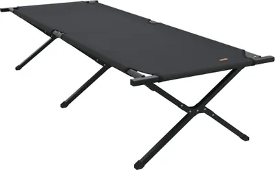 Immagine prodotto di vidaXL Lettino pieghevole da campeggio nero 210 x 80 x 46 cm