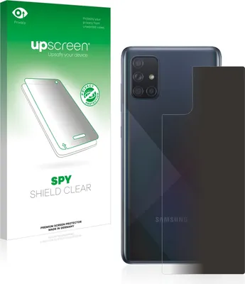A product package for a screen protector is shown next to a smartphone with the screen protector applied.