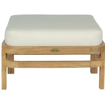 Produktbild von Teako Design Loungesofa Ottomane Pusiano Teakholz Massiv 67x60x30cm