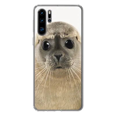 Produktbild von MuchoWow® Handyhülle Schutzhülle Hülle für Huawei P30 Pro Jungen - Robbe - Kinder - Mädchen - Tiere Silikon Softcase Handy Hülle - Schutzdeckel