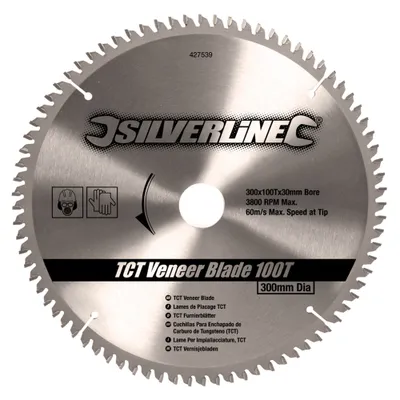Produktbild von Silverline - Hartmetall-Furniersägeblatt, 100 Zähne
