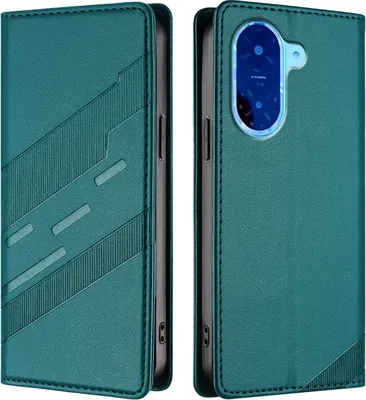 Image de Etui pour Xiaomi Redmi A5, étui portefeuille en cuirPolyuréthaneavec fente pour cartes et fonction stand Grün